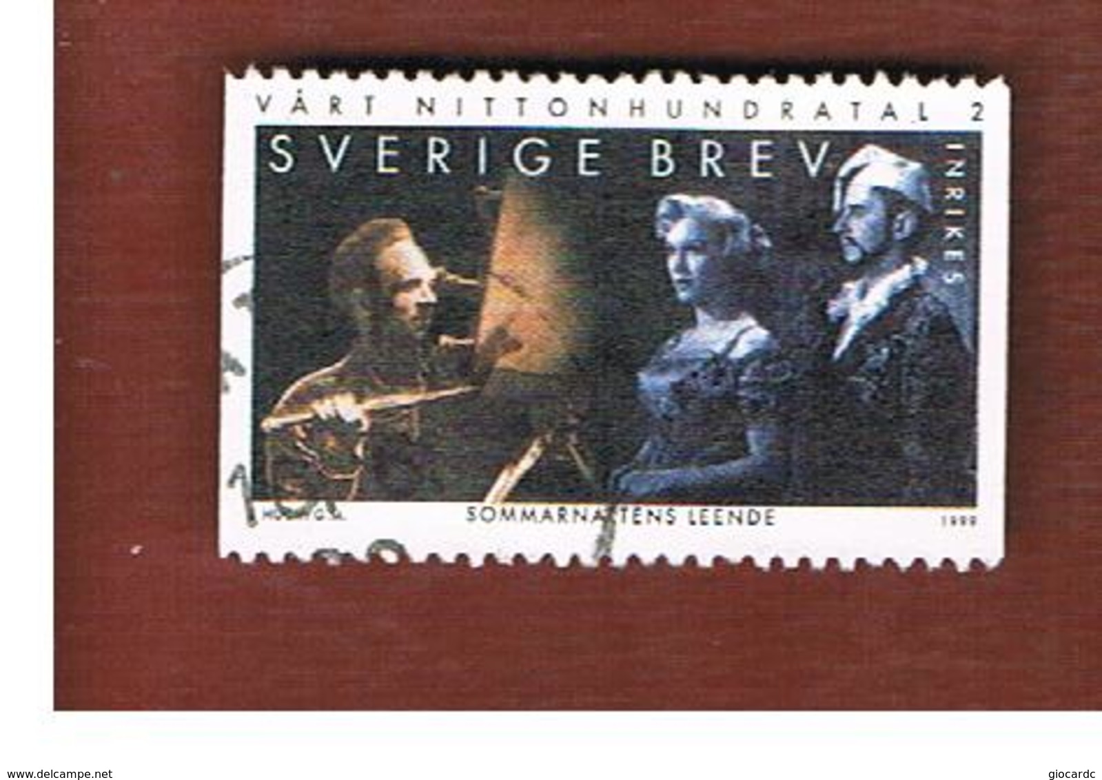 SVEZIA (SWEDEN) - SG 2026 -   1999  THE 20^ CENTURY: SMILES OF A SUMMER NIGHT  -   USED° - Usati