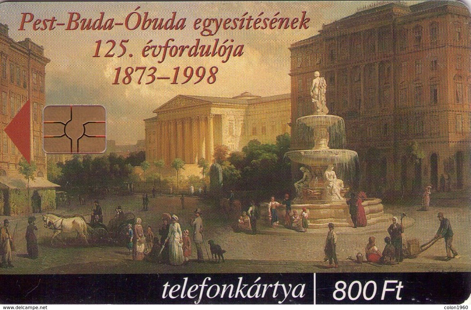 TARJETA TELEFONICA DE HUNGRIA. ESCUDO DE ARMAS DE BUDAPEST. HU-P-1999-03B. (085) - Hungría