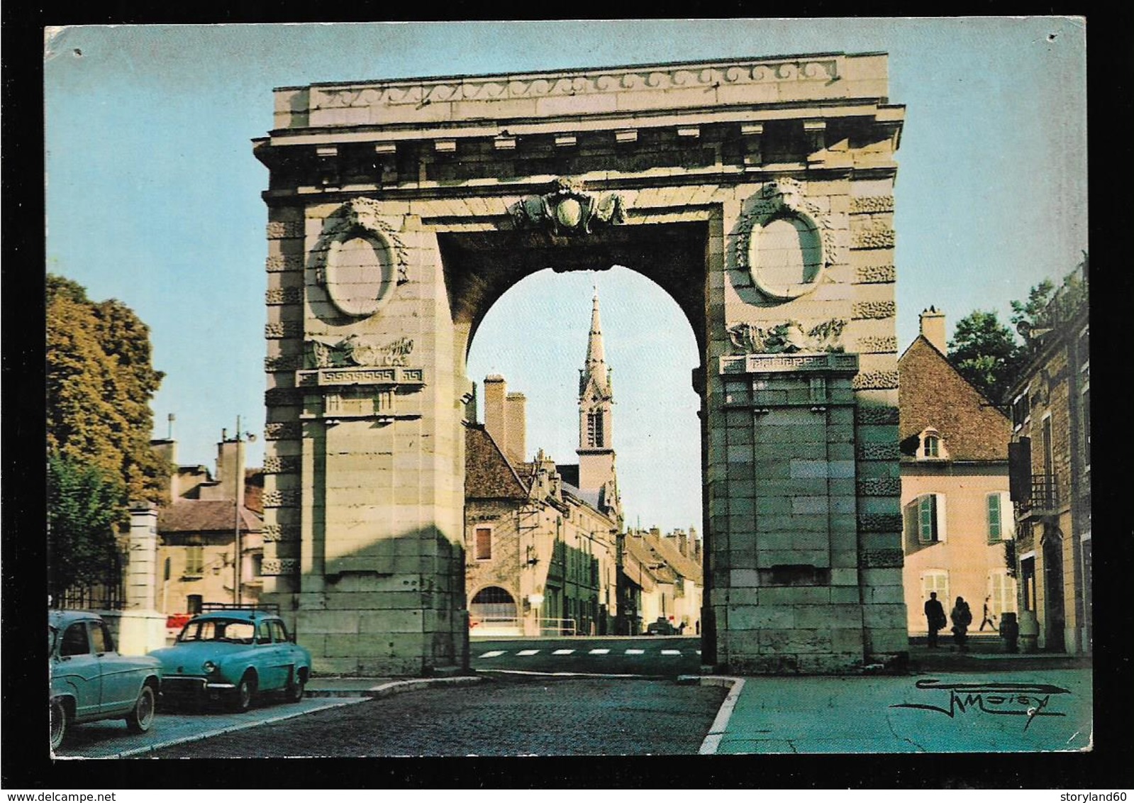 Cpm 2118450 Beaune Porte Saint-nicolas Renault Dauphine - Beaune