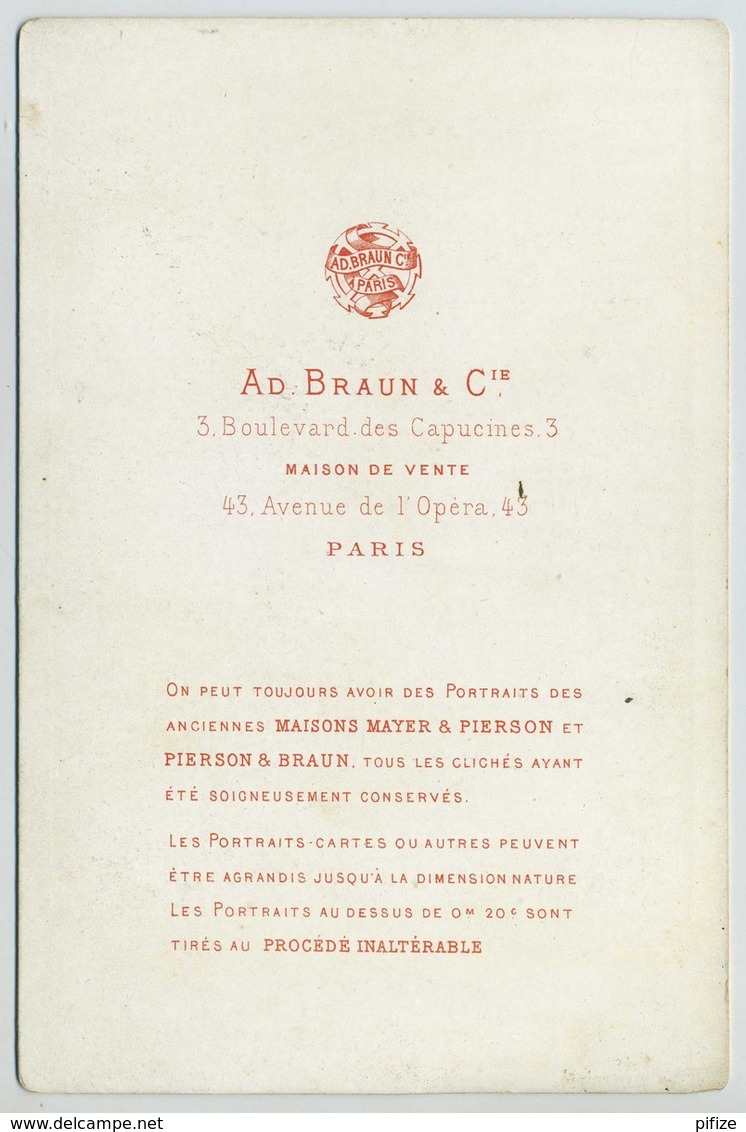 Cabinet Circa 1880 Ad. Braun & Cie à Paris. Philippe D'Orléans. - Anciennes (Av. 1900)