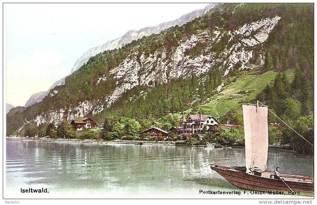 Schweiz Suisse 191?: Iseltwald - Postkartenverlag F.Oesch-Müller, Bern (Blanko-Karte / Non Circulé) - Iseltwald