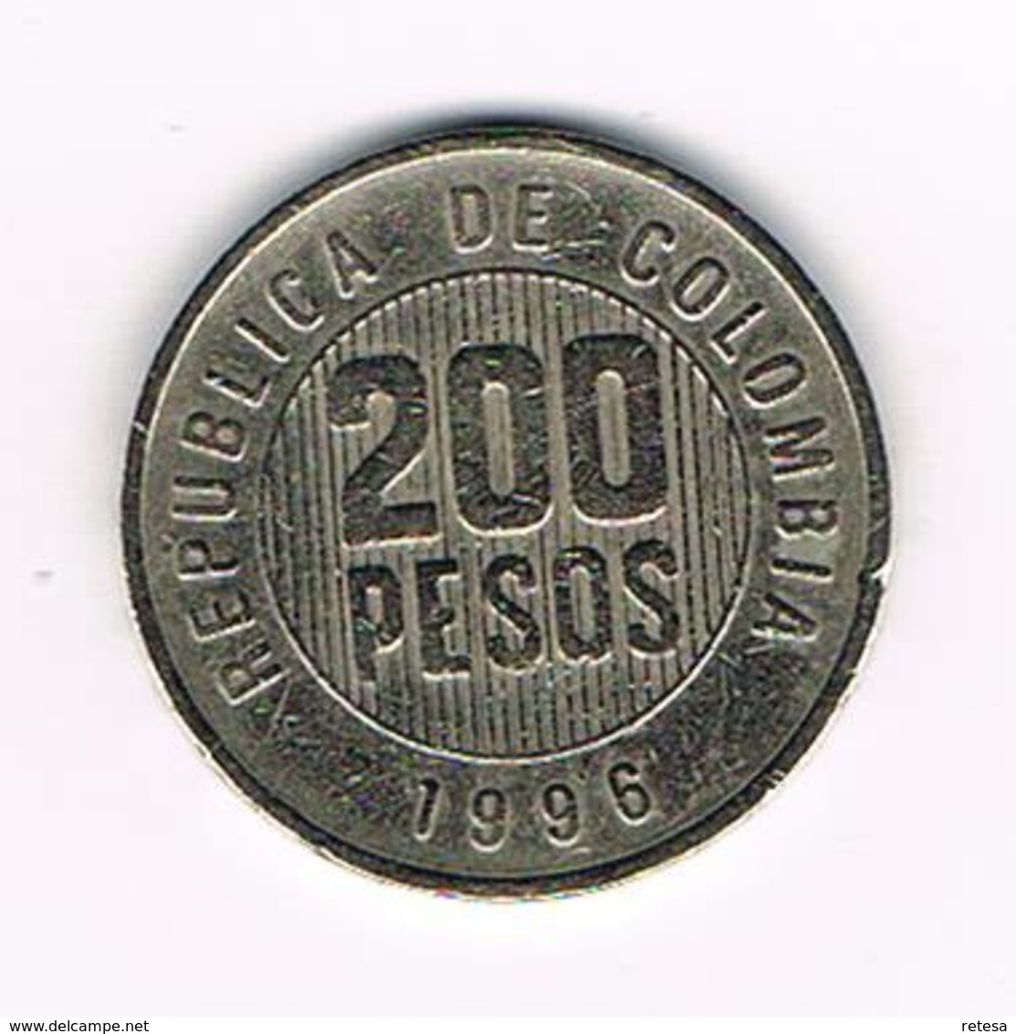 &  COLOMBIA  200 PESOS  1996 - Colombie