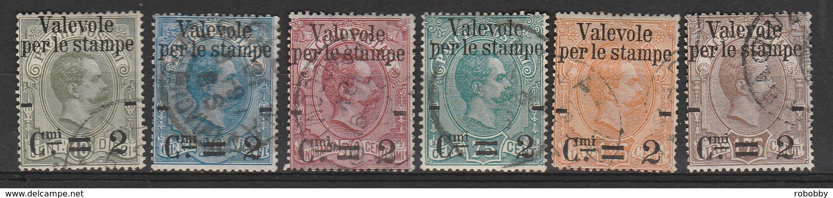 Italie  N° 46 à 51  (cote 120 Euros) - Colis-postaux