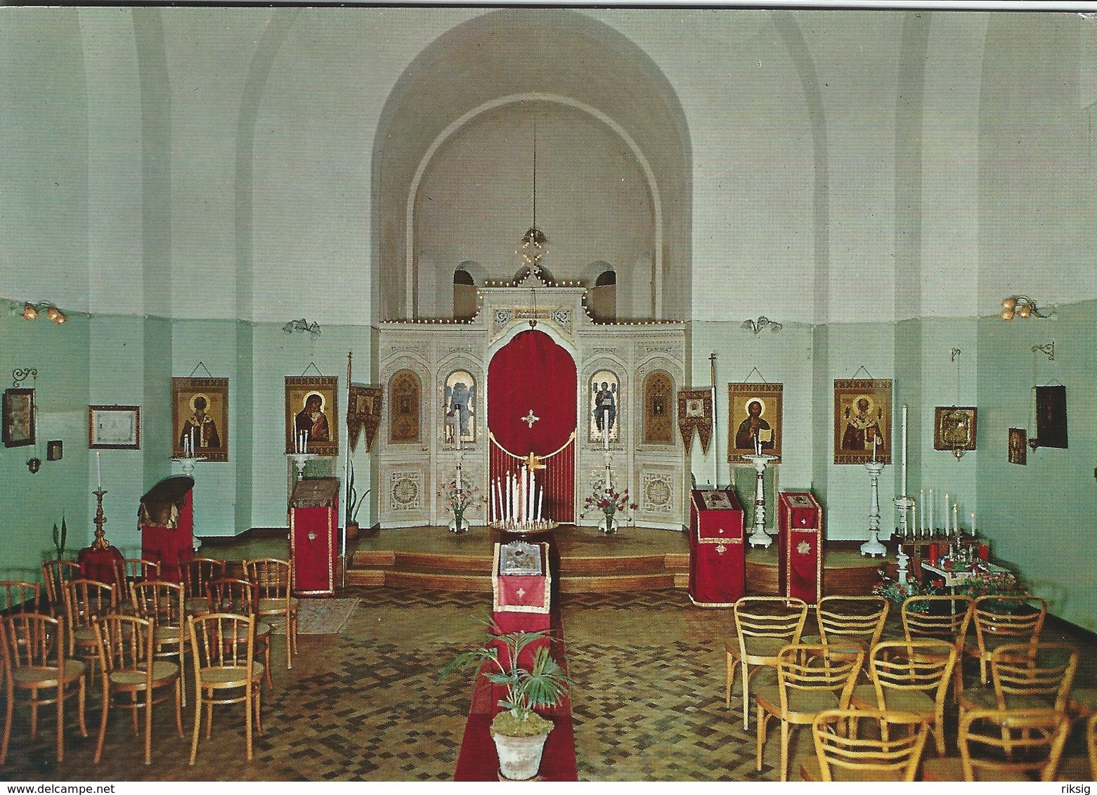 Internal Of Russian Church. Sanremo. Italy.   B-3285 - Iglesias Y Catedrales