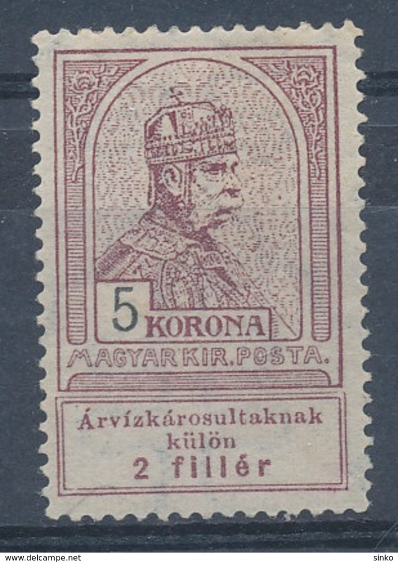 1913. Flood (I.) 5K - Unused Stamps