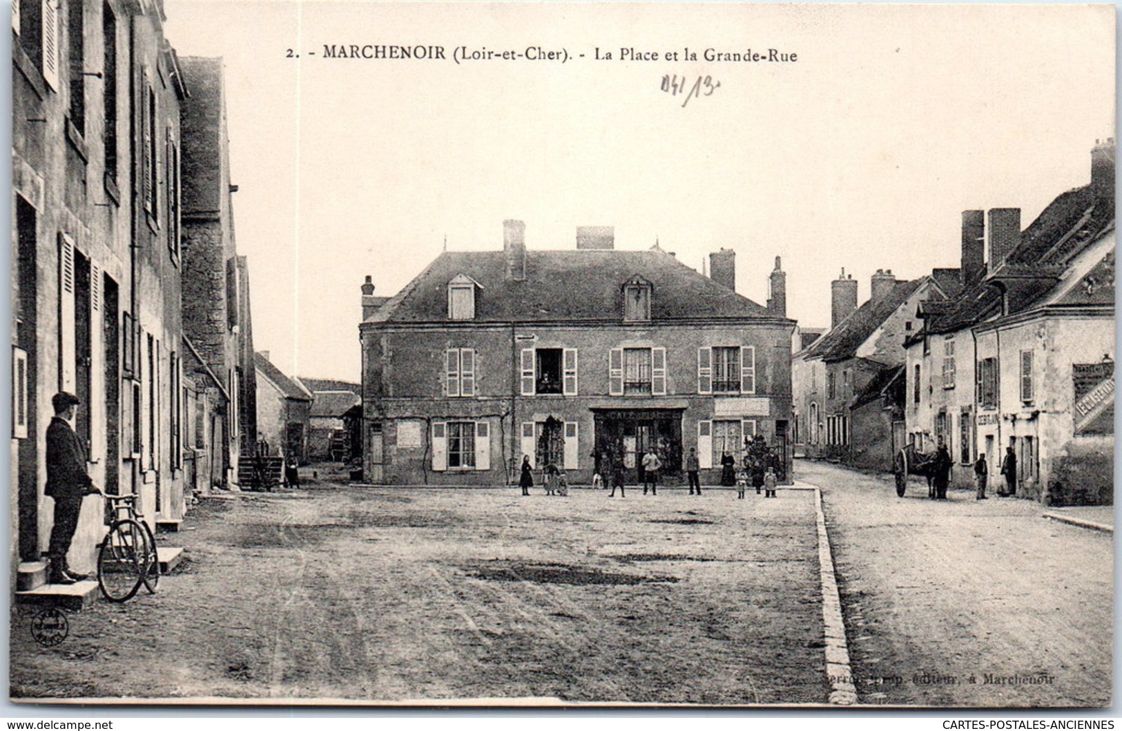 41 MARCHENOIR - La Place Et La Grande Rue - Marchenoir