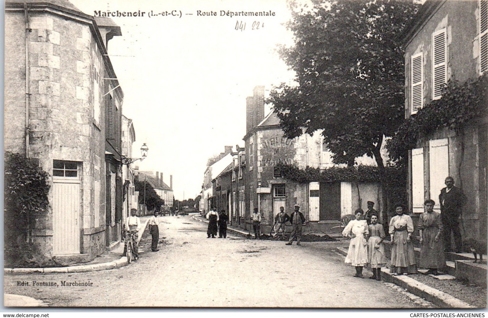 41 MARCHENOIR - La Route Départementale. - Marchenoir