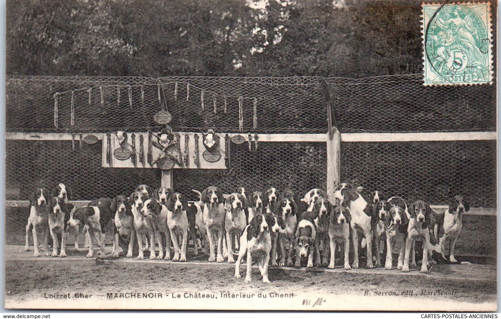 41 MARCHENOIR - Le Château, Intérieur Du Chenil. - Marchenoir