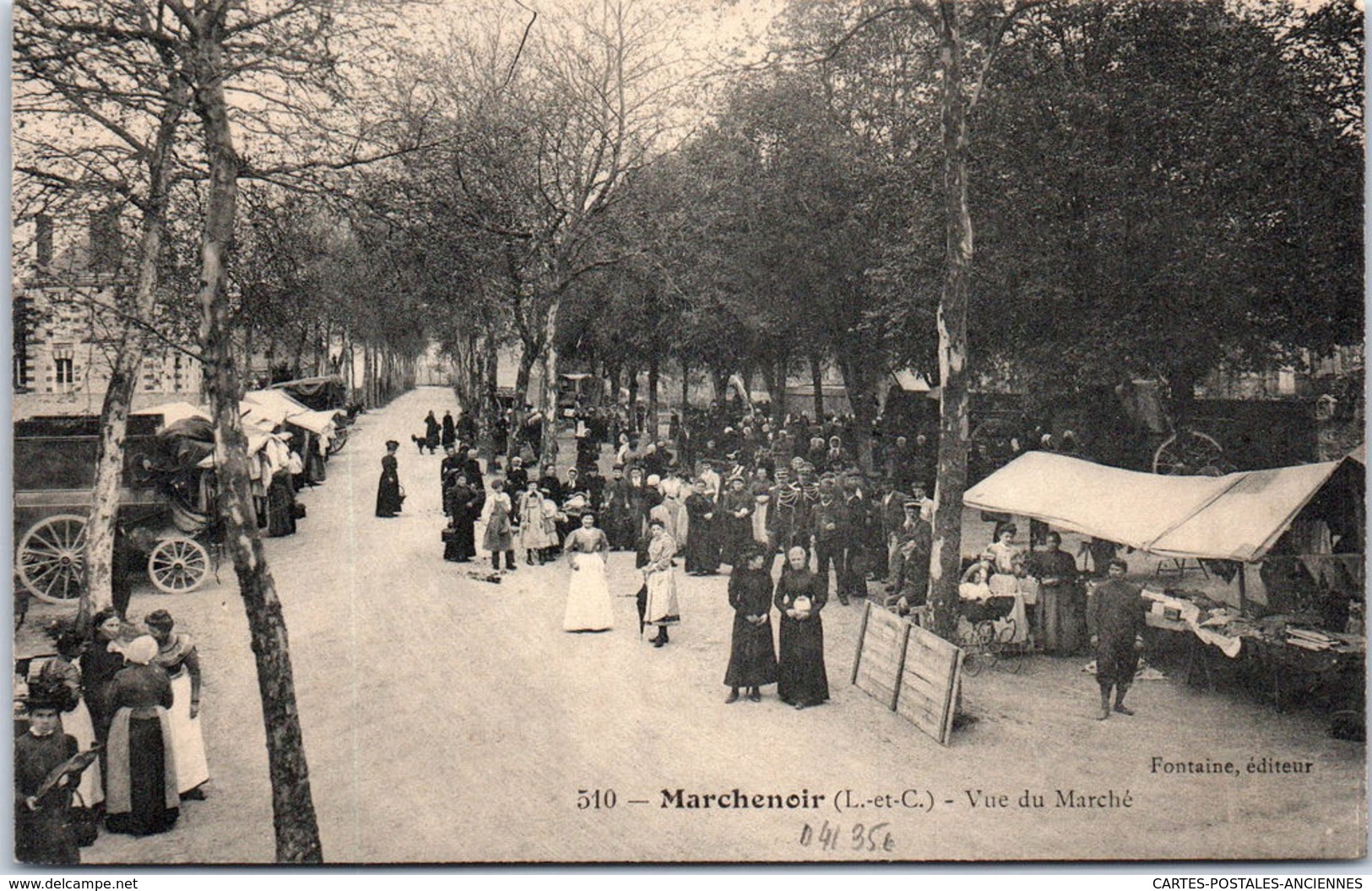 41 MARCHENOIR - Vue Du Marché - Marchenoir