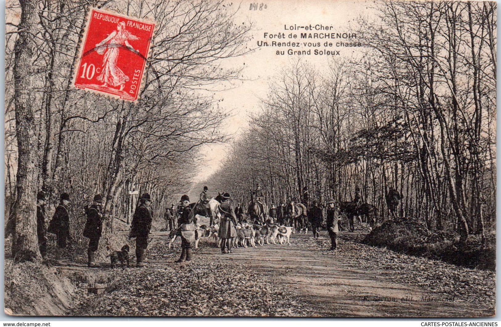 41 MARCHENOIR - RDV De Chasse Au Grand Soleux - Marchenoir