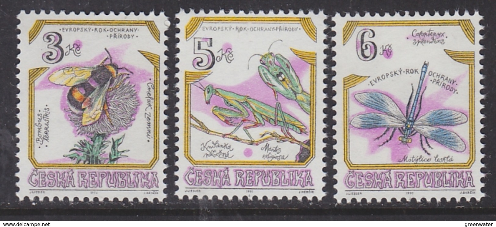 Czech Republic 1995 Nature Protection 3v ** Mnh (41094D) - Ongebruikt