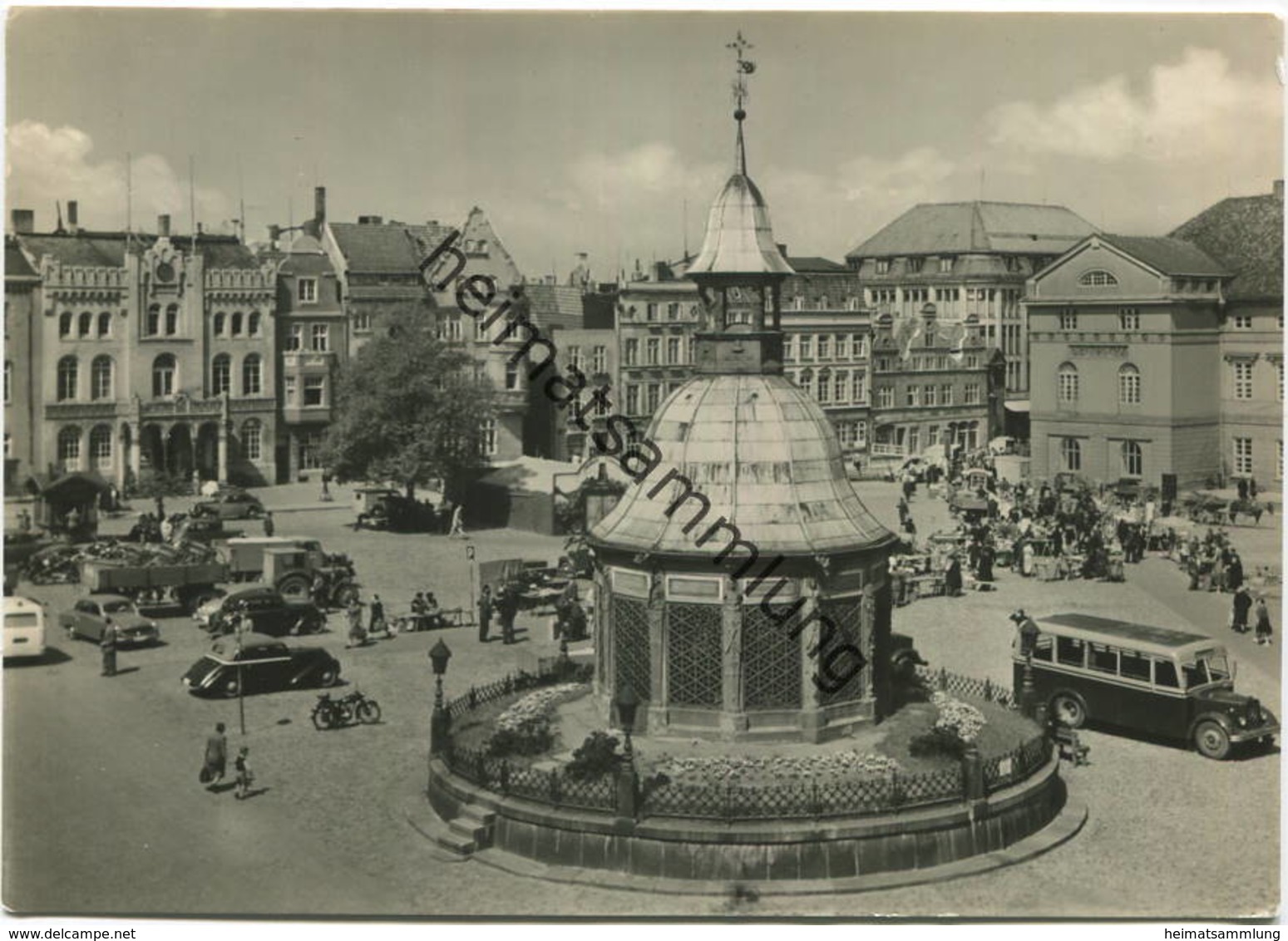 Wismar - Marktplatz - Foto-AK Grossformat - Wismar