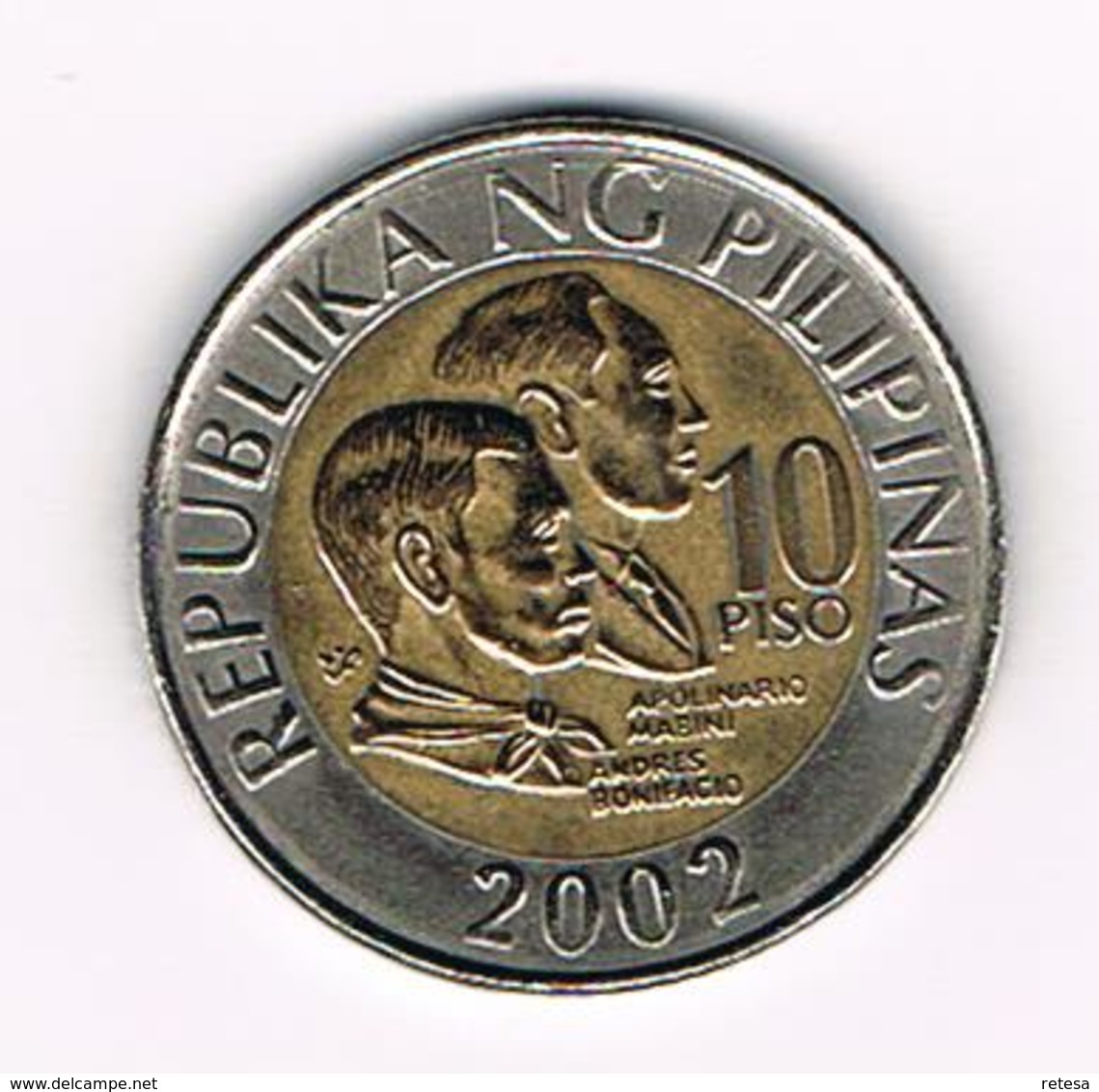 &  PILIPINAS  10  PISO  2002 - Philippines