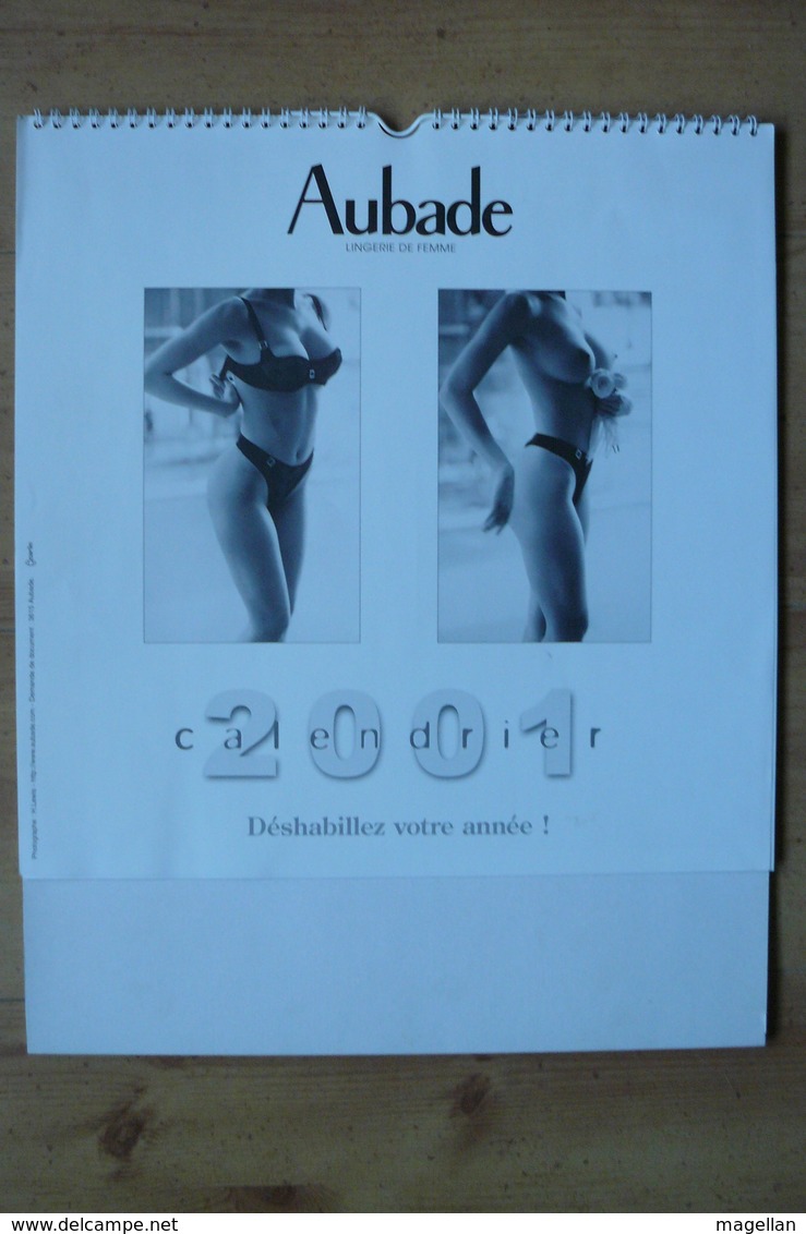 Calendrier AUBADE 2001 Lingerie Sexy - Déshabillez Votre Année! - Erotique - Grand Format : 2001-...