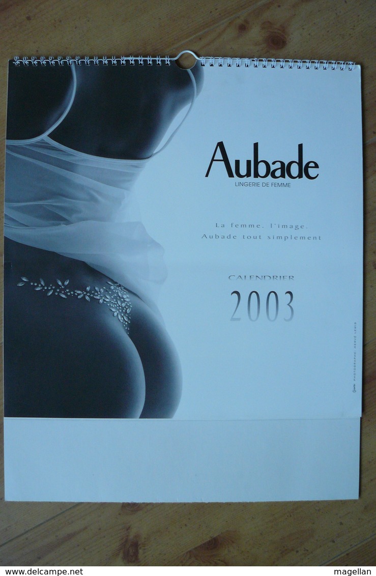 Calendrier AUBADE 2003 Lingerie Sexy - La Femme, L'image, Aubade Tout Simplement - Erotique - Formato Grande : 2001-...