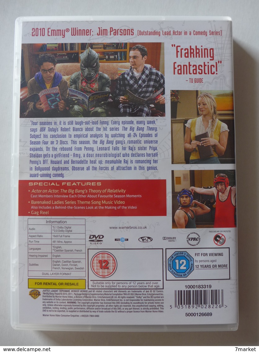 The Big Bang Theory The Complete Fourth Season - Séries Et Programmes TV