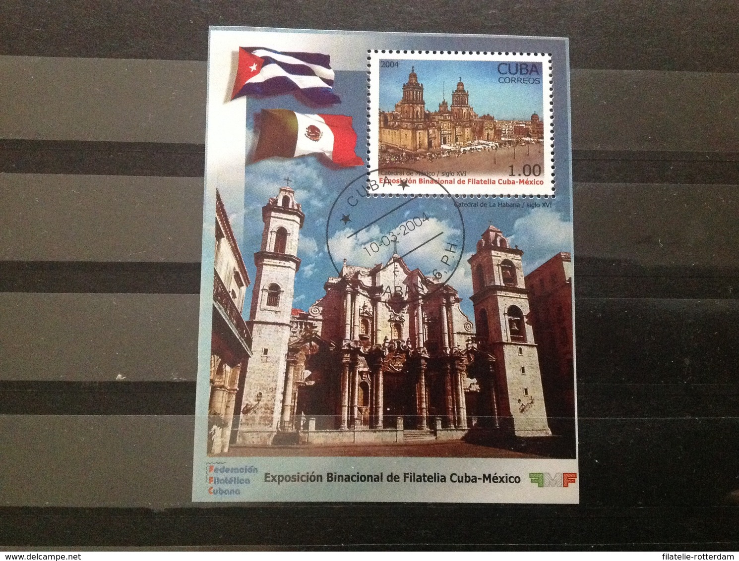 Cuba - Sheet Joint-Issue Mexico-Cuba (1) 2004 - Gebruikt