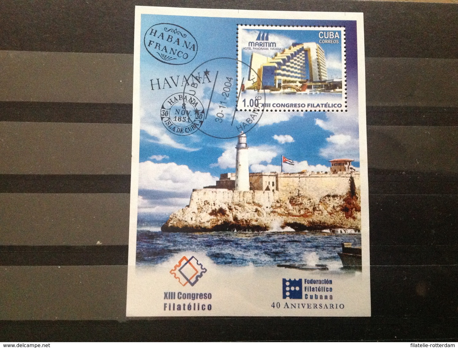 Cuba - Sheet 40 Jaar Filatelie Federatie (1) 2004 - Used Stamps