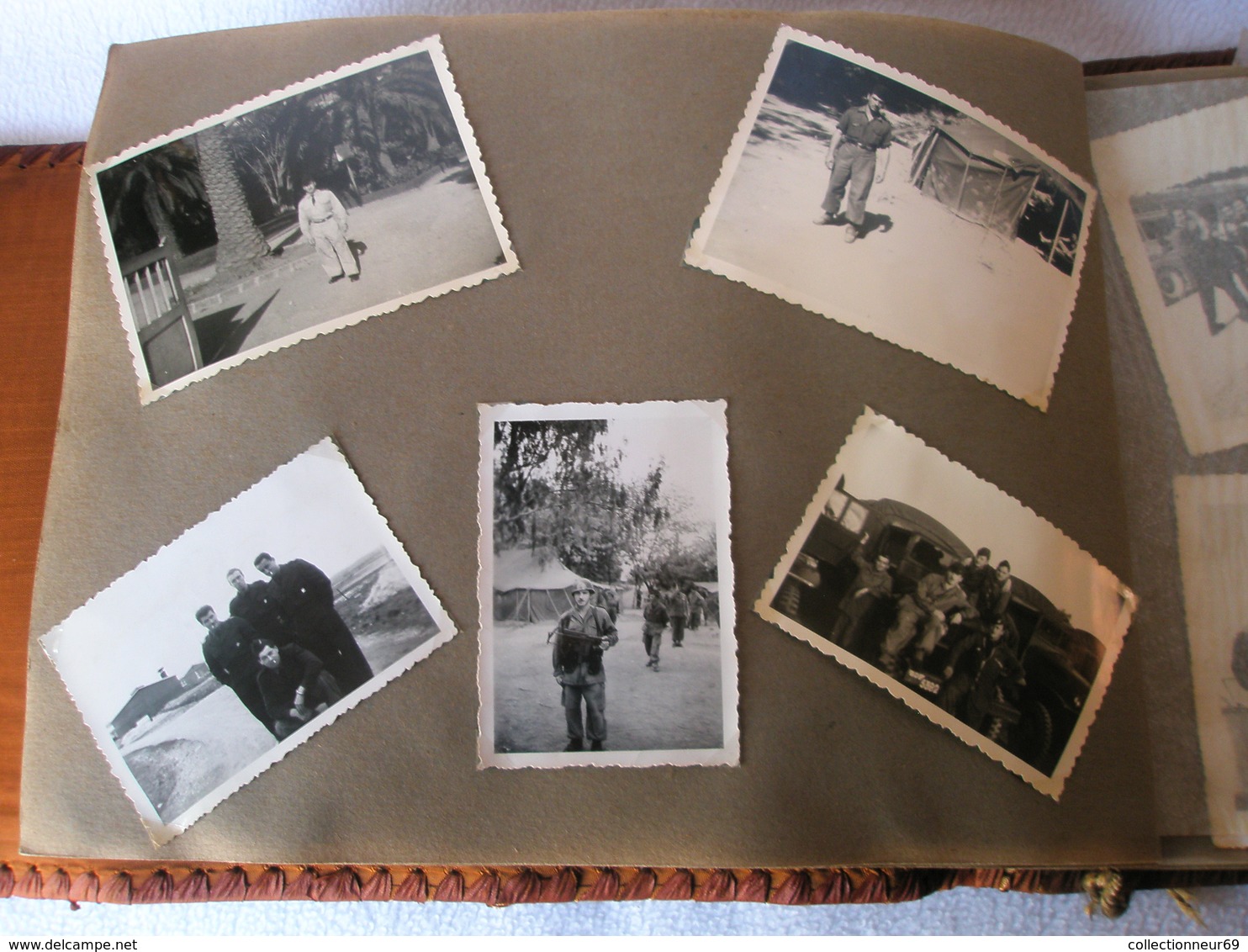 Ancien Album photos d'un Soldat Français pendant la Guerre d'Algérie 68 photos d'époque // en état moyen