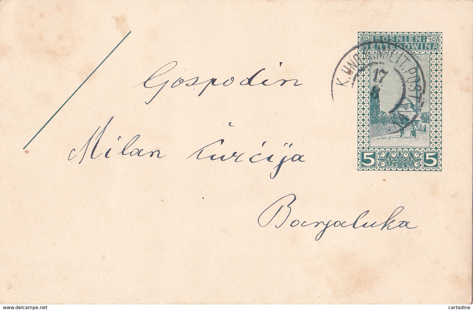 Bosnie-Herzégovine - Entier Postal De 1907 - Bosnie-Herzegovine
