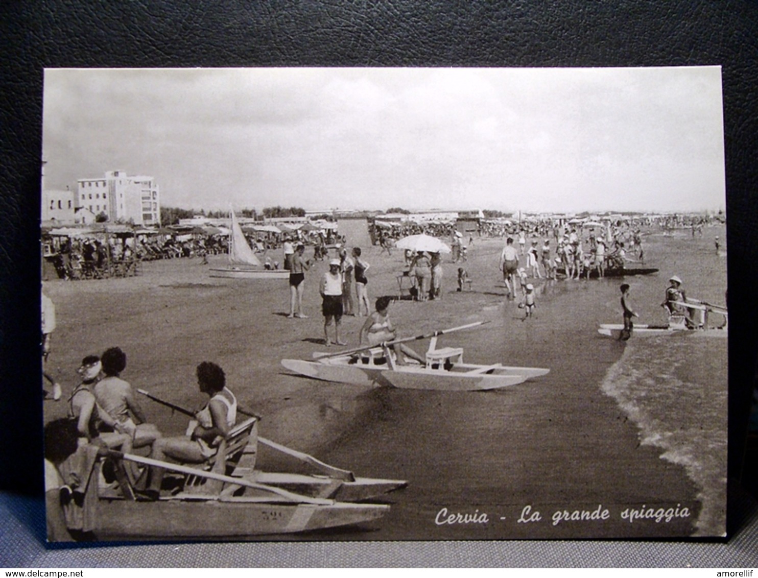 (FG.M09) CERVIA - LA GRANDE SPIAGGIA Animata (RAVENNA) NV - Riproduzione - Ravenna