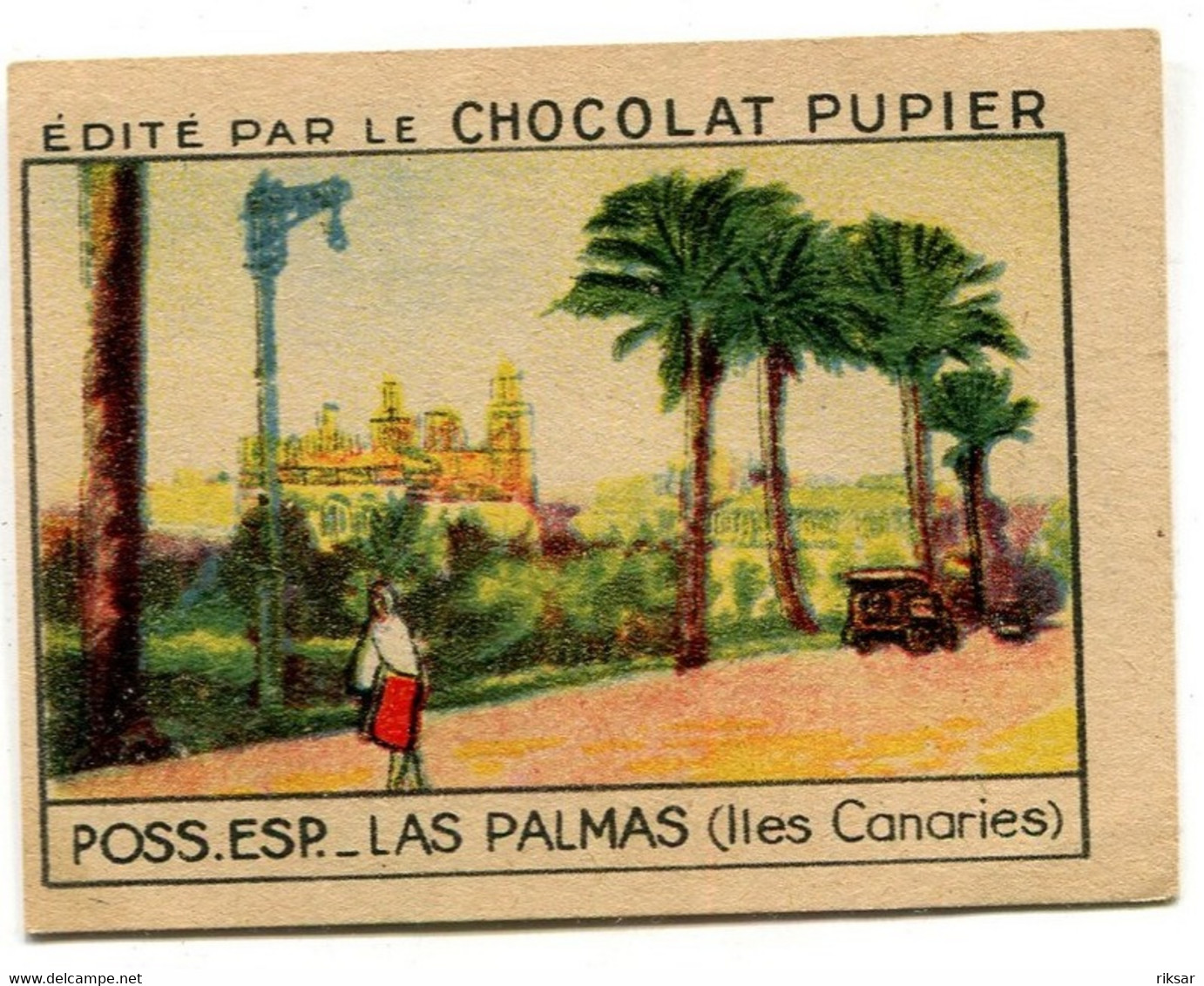 ESPAGNE(LAS PALMAS) CHROMO CHOCOLAT - Gran Canaria