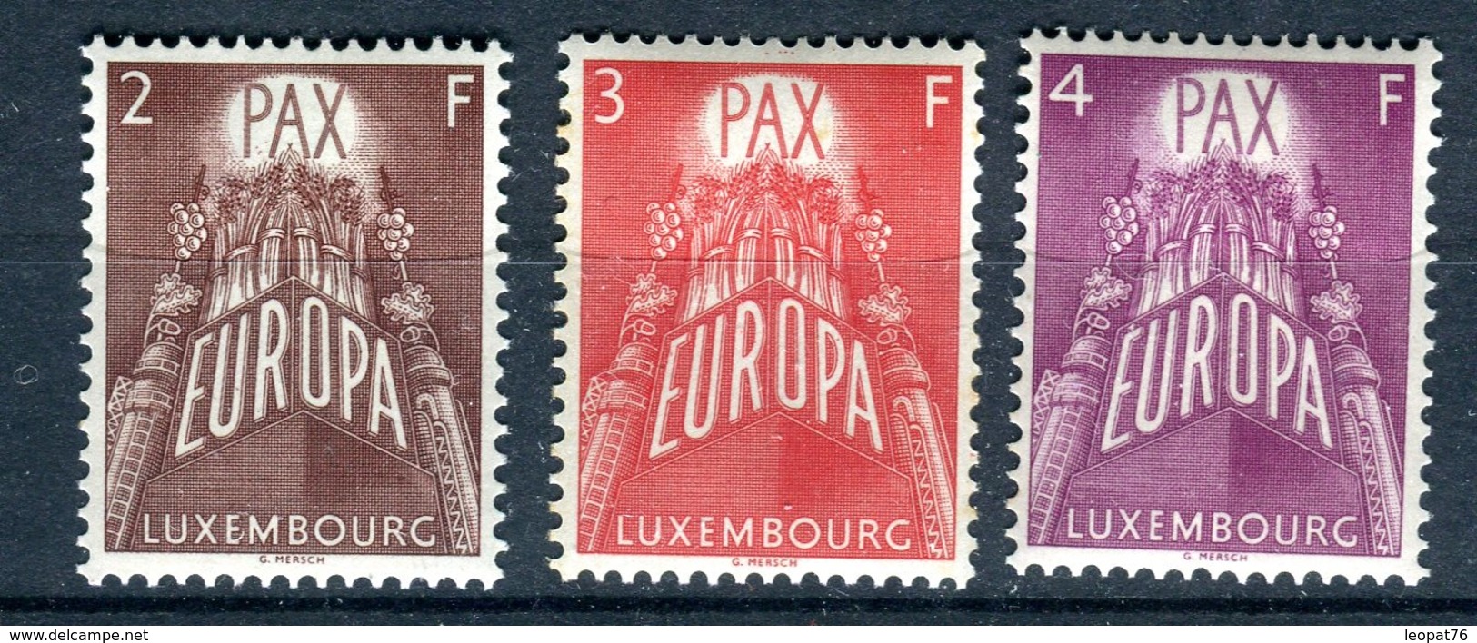 Luxembourg - N° Yvert 531/533 - Europa - Neuf  **  - 1 Exemplaire Infime " Rousseur "  Cote 100€  - O 374 - Nuovi