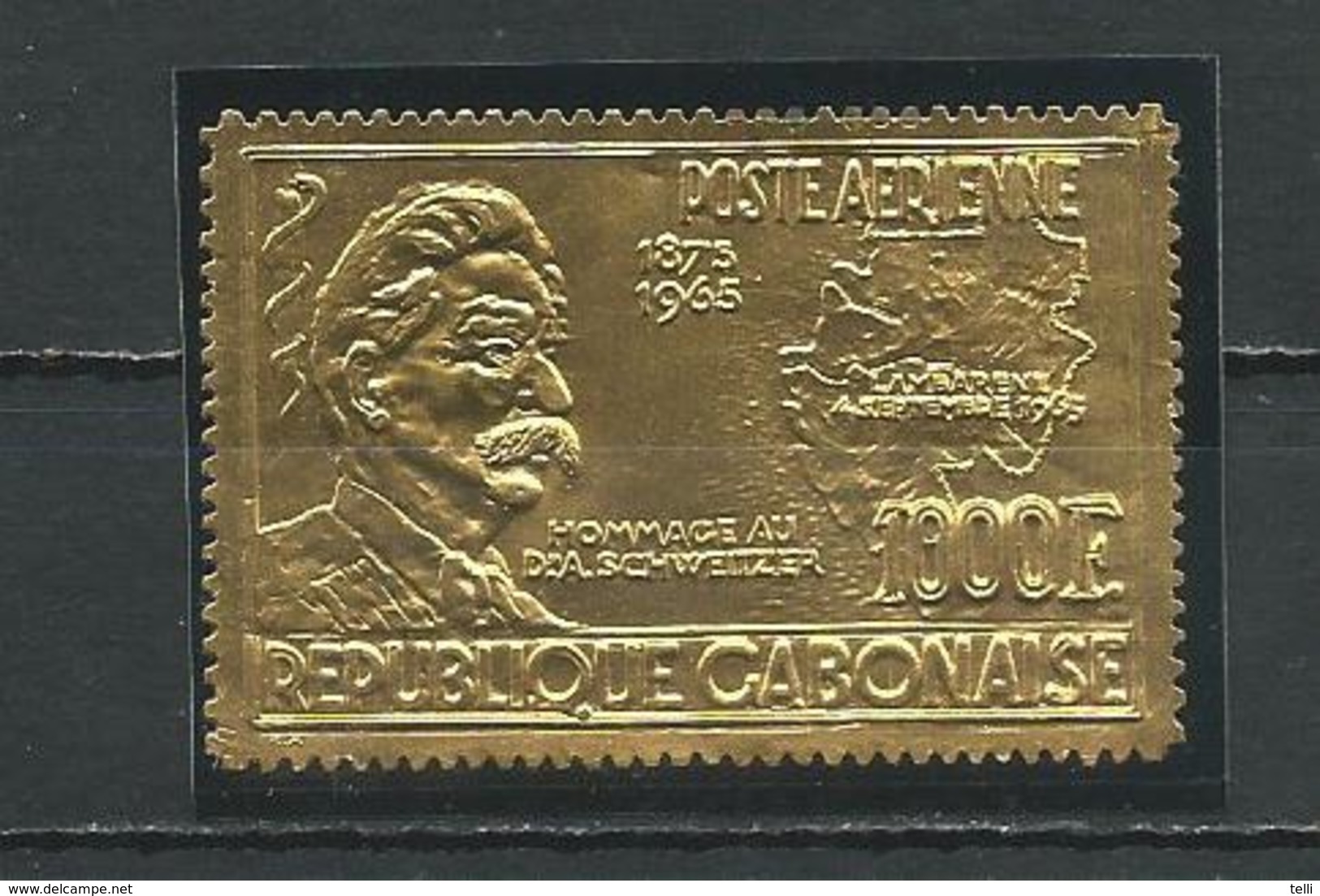 GABON  Scott C39 Yvert PA41 ** (1) Cote 75,00  $ 1965 - Gabon (1960-...)