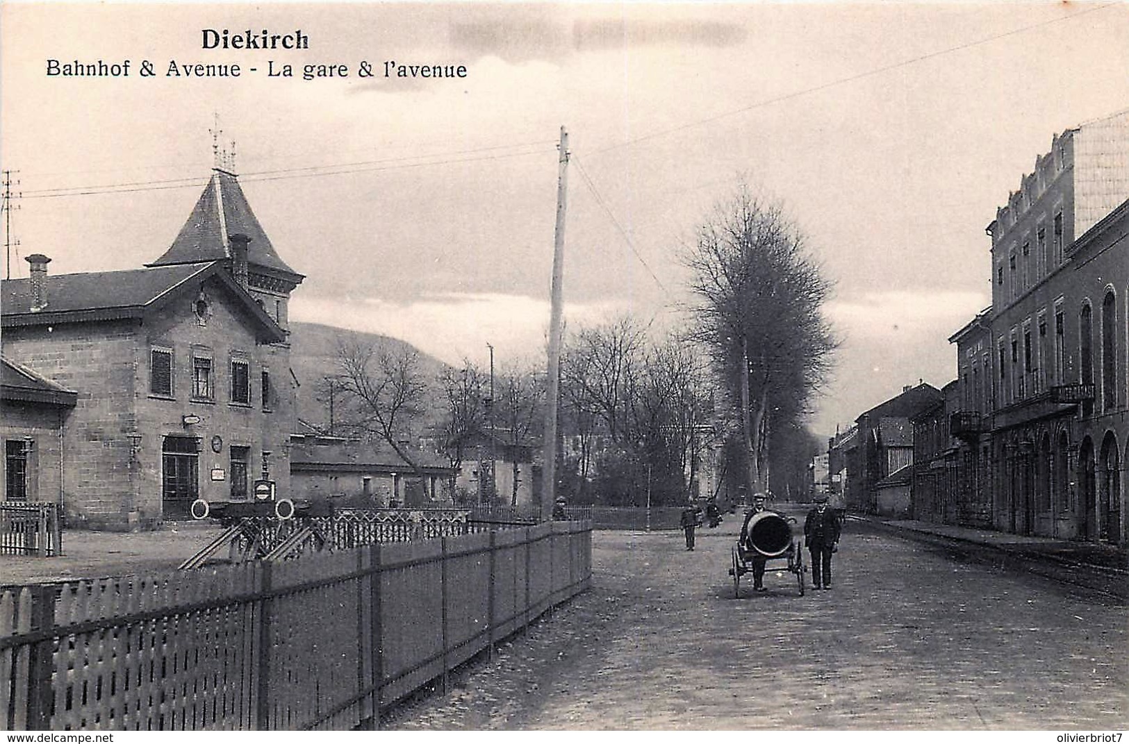 Luxembourg - Diekirch - Dahnhof & Avenue - La Gare & L' Avenue - Diekirch