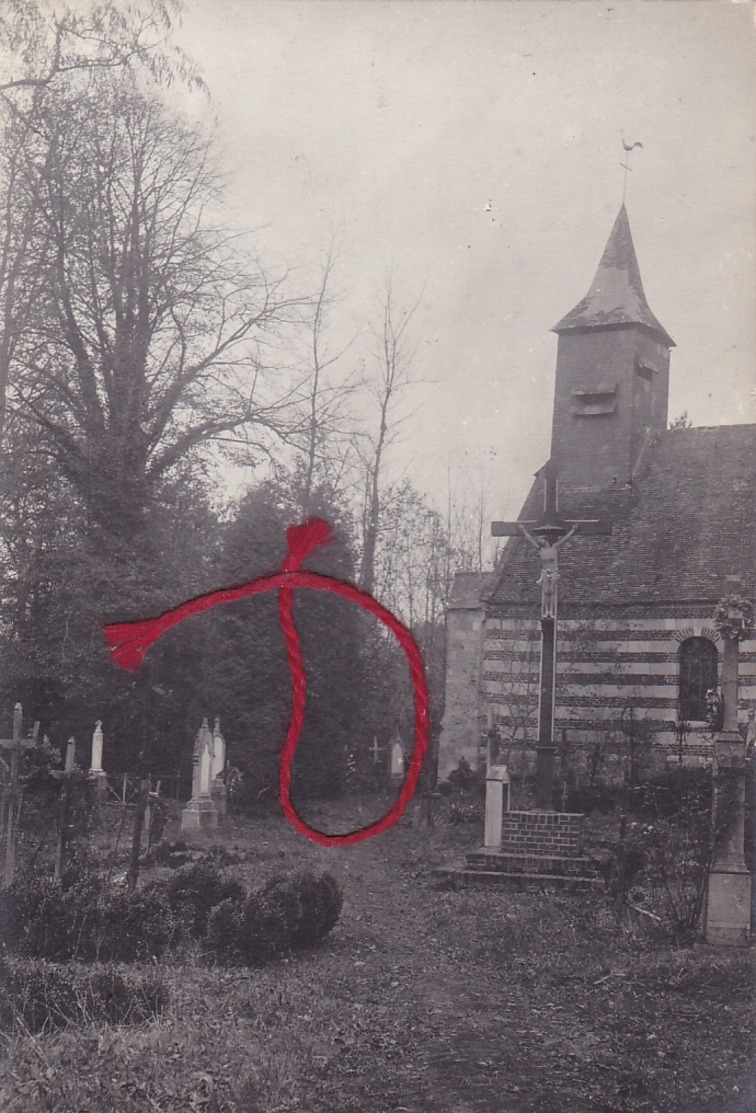80 - Tertry Kirche Carte Photo Allemande - Autres & Non Classés