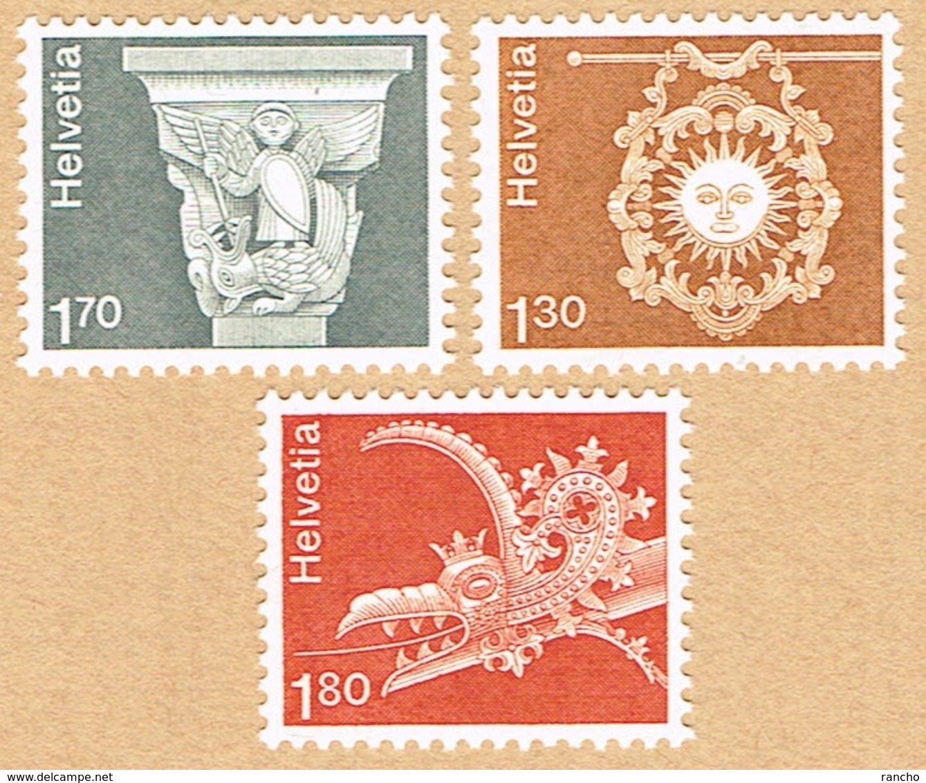 ** LA SERIE TIMBRES NEUFS 1973 C/.S.B.K. Nr:537.539/540. Y&TELLIER Nr:918/920. MICHEL Nr:991/993.** - Neufs