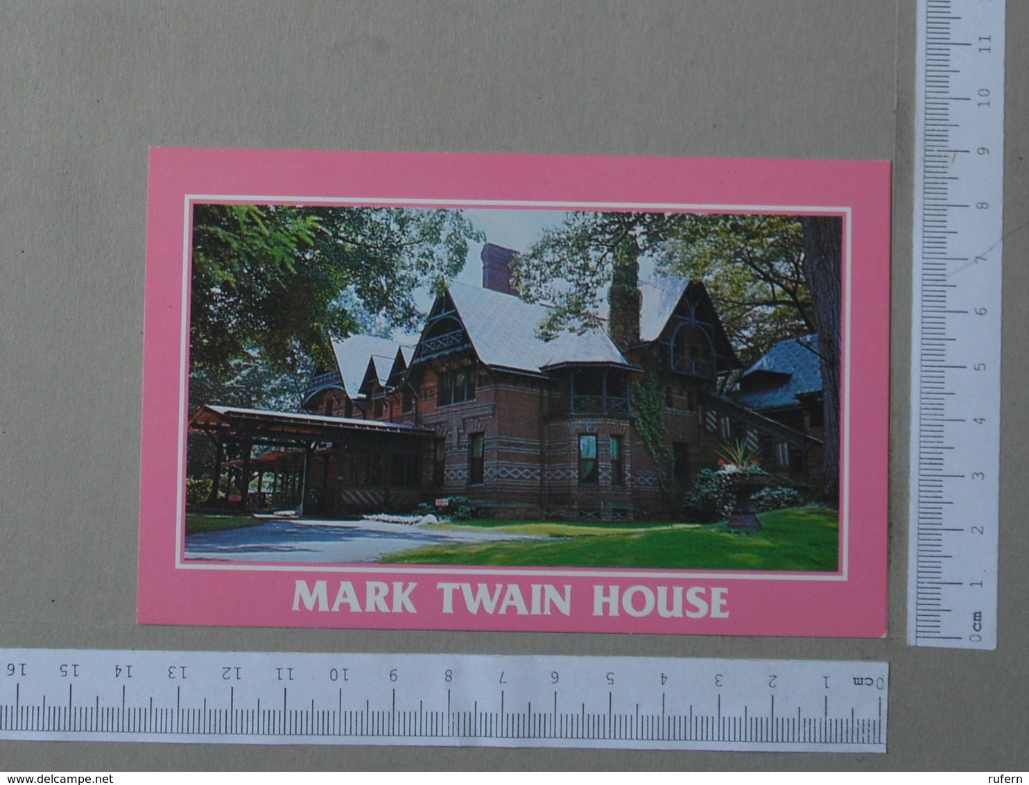 USA - MARK TWAIN HOUSE -  HARTFORD CONNECTICUT -   2 SCANS  - (Nº25943) - Hartford