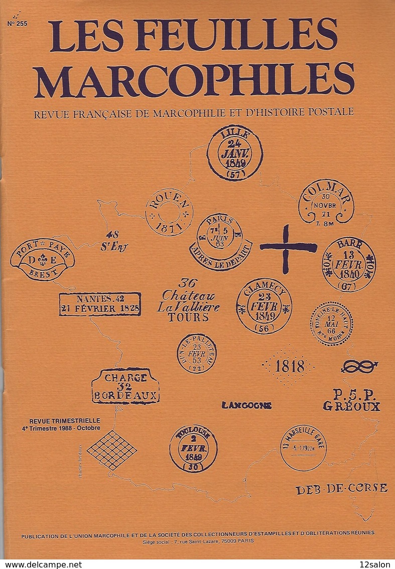 LES FEUILLES MARCOPHILES N° 255 + Scan Sommaire - Otros & Sin Clasificación