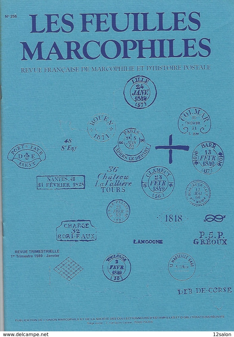 LES FEUILLES MARCOPHILES N° 256 + Scan Sommaire - Otros & Sin Clasificación