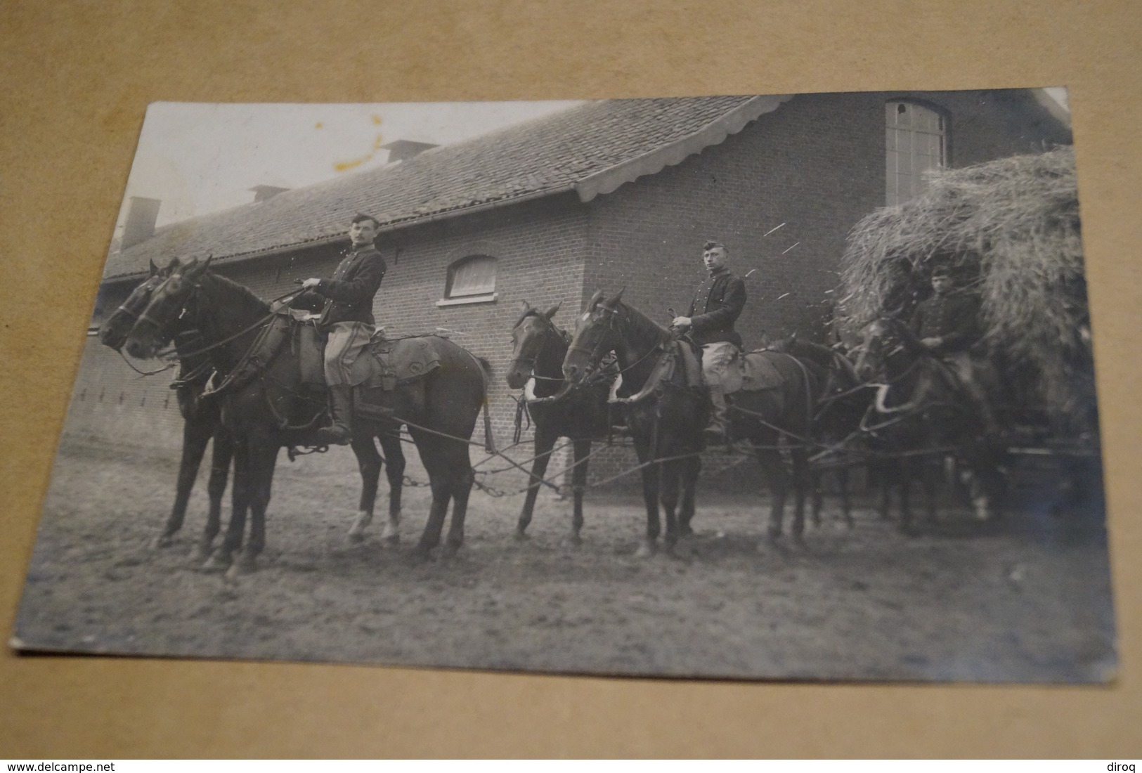 Soldats A Cheval 1913,envoi à Gand,Gent,poilus,ancienne Photo Carte Postal,goupe,militaires,originale - Guerre 1914-18