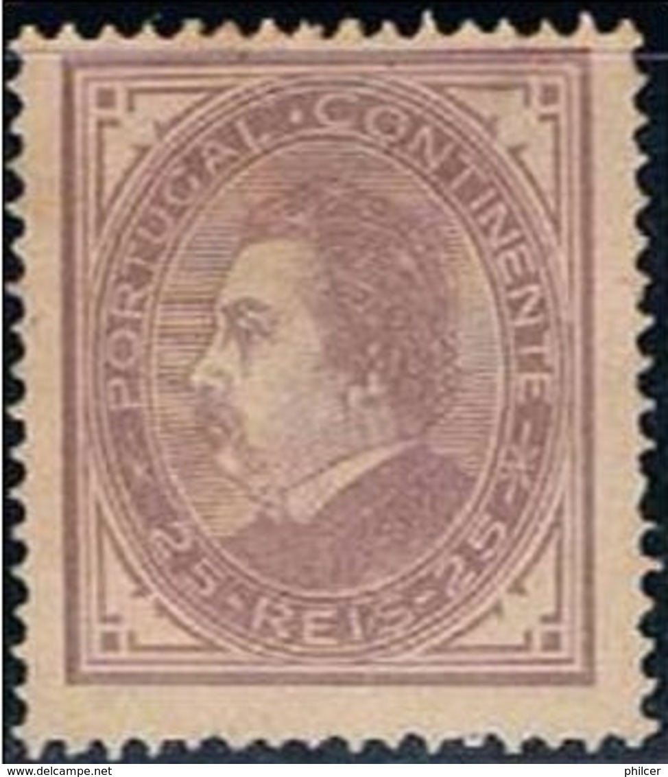 Portugal, 1880/1, # 54 Dent. 12 1/2, MNG - Neufs
