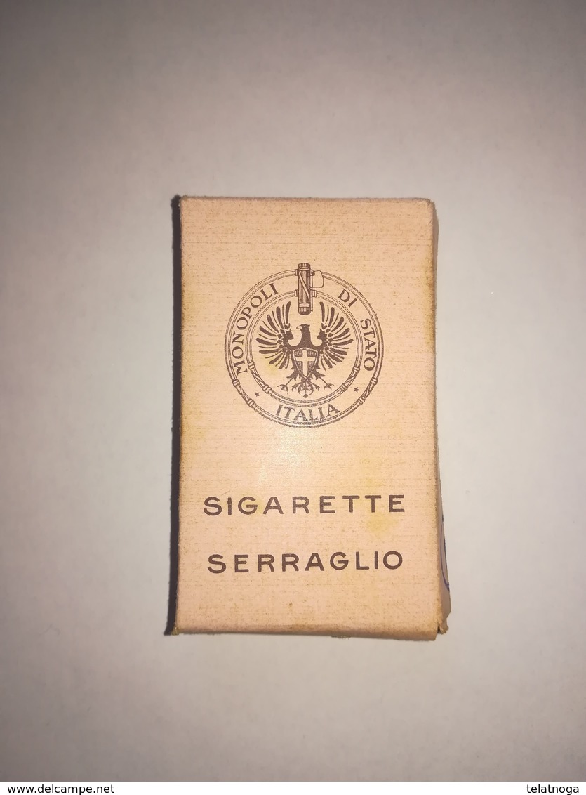 BUSTINA DOPPIA SIGARETTE SERRAGLIO 1929 EMPTY CIGARETTE PACK - Schnupftabakdosen (leer)