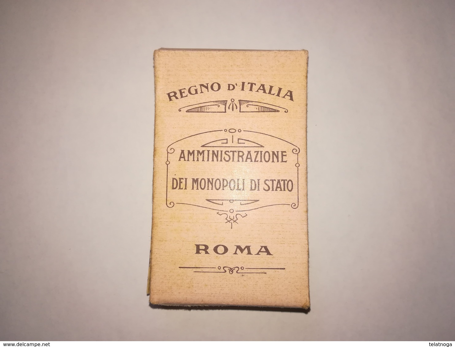 BUSTINA DOPPIA SIGARETTE SERRAGLIO 1929 EMPTY CIGARETTE PACK - Schnupftabakdosen (leer)