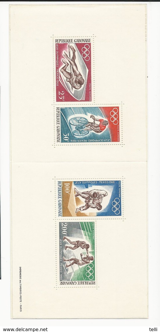 GABON  Scott C73a Yvert BF11 ** (bloc) Cote 13  $ 1968 - Gabon (1960-...)