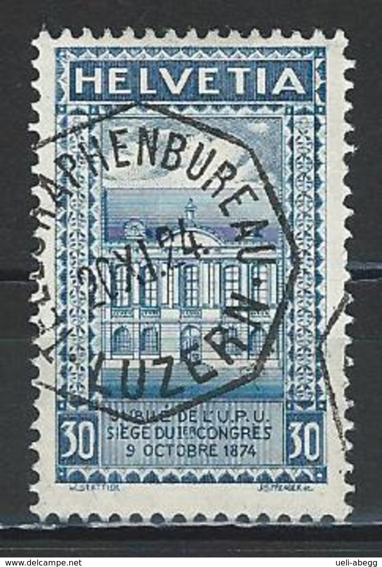 SBK 168 Stempel Telegraphenbureau Luzern - Télégraphe