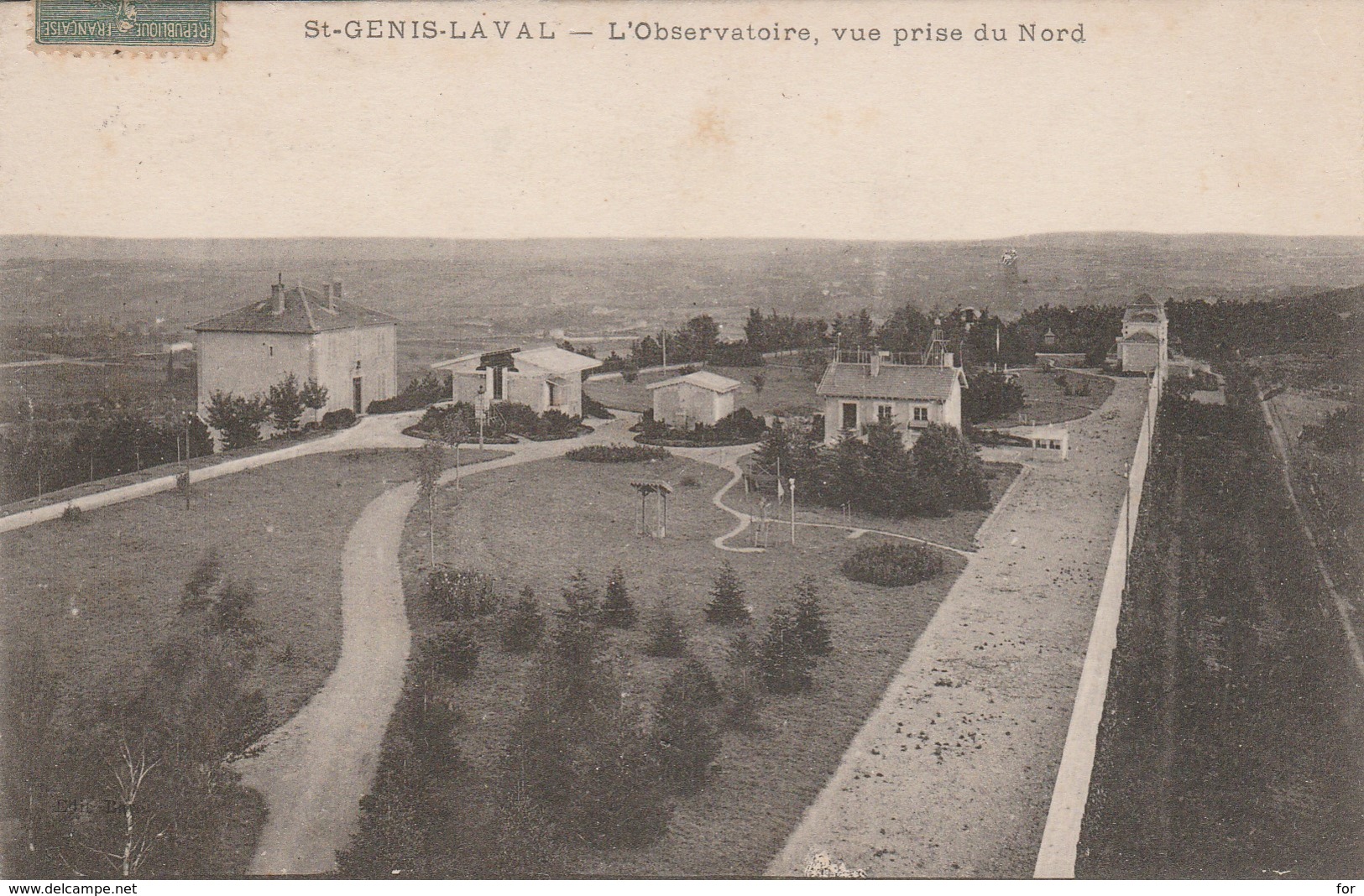 Rhone : SAINT-GENIS-LAVAL : L'observatoire, Vue Prise Du Nord - Other & Unclassified