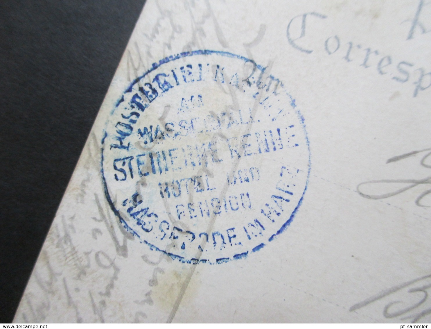 AK 1905 Mehrbildkarte Gruss Von Der Steinernen Renne Wernigerode Mit Blauem Stempel Hasserode Im Harz - Wernigerode