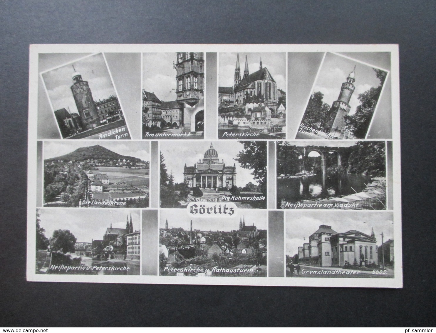 AK 1942 Mehrbildkarte Görlittz Mit 10 Verschiedenen Ansichten! Verlag E. Wagner Söhne Zittau - Goerlitz
