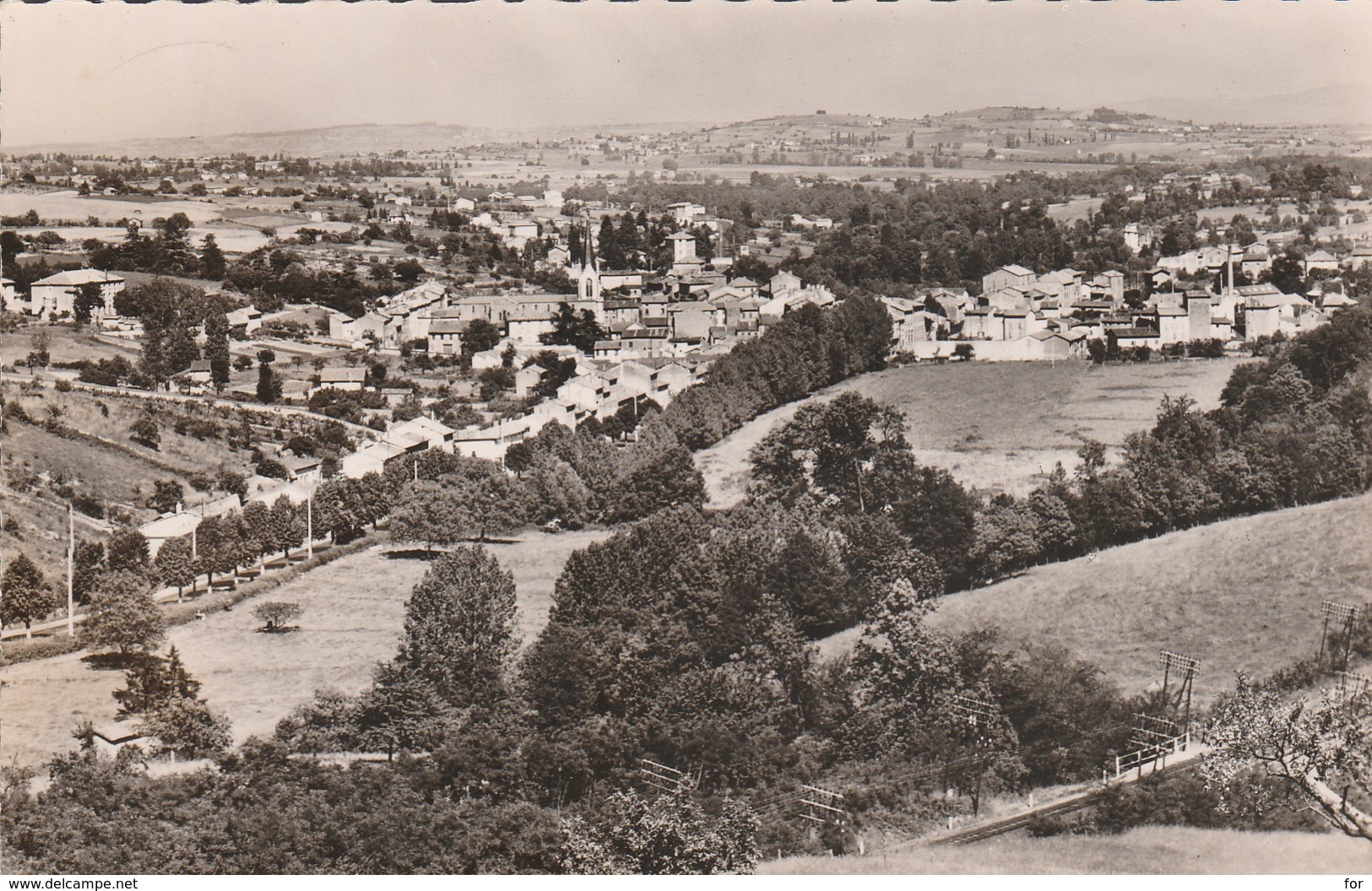 Rhone : PONTCHARRA-sur-TURDINE : Vue Générale (  Cpsm - Photo Vérit. ) - Pontcharra-sur-Turdine