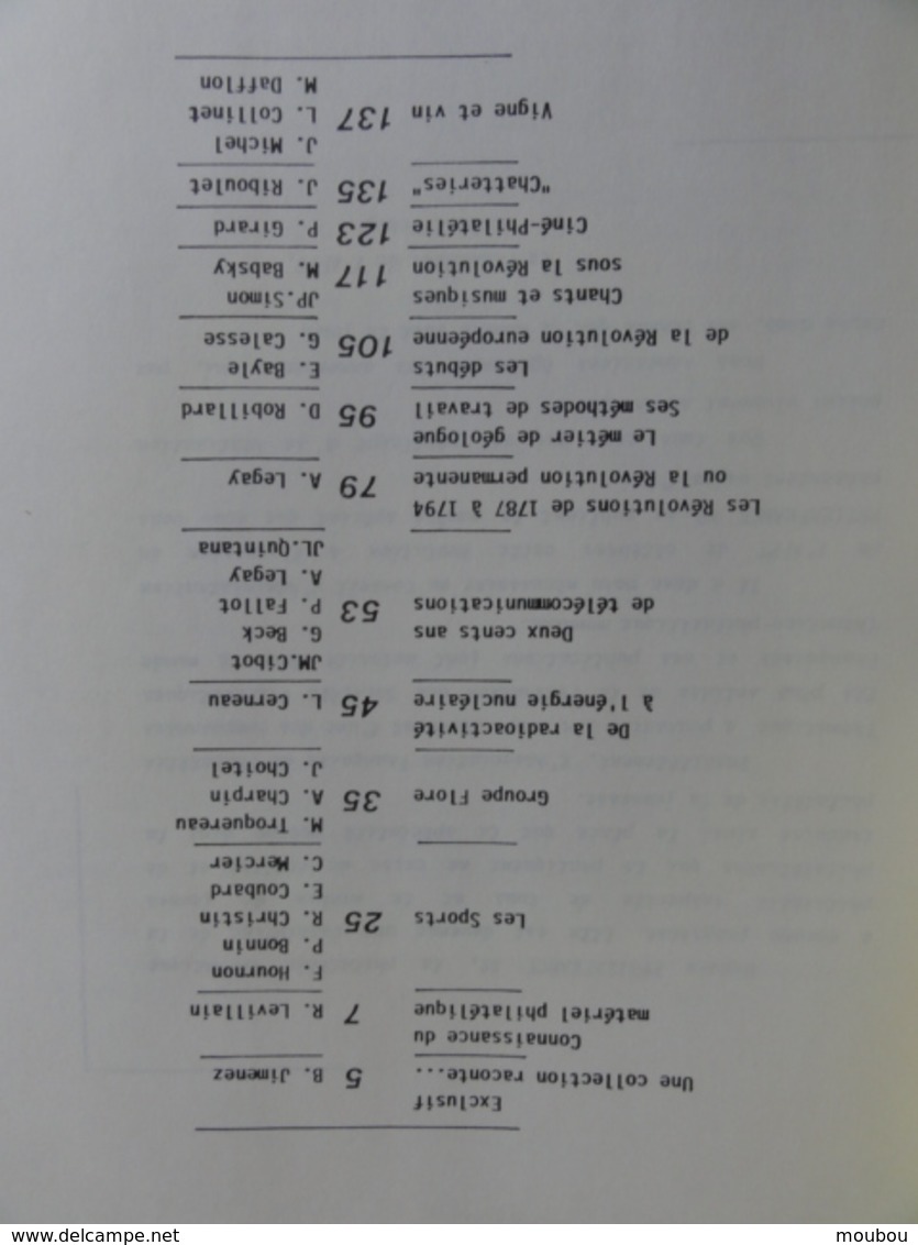 La Philatélie Thématique -numéro Spécial Philexfrance 1989 (thèmes: Voir Sommaire) - Temas