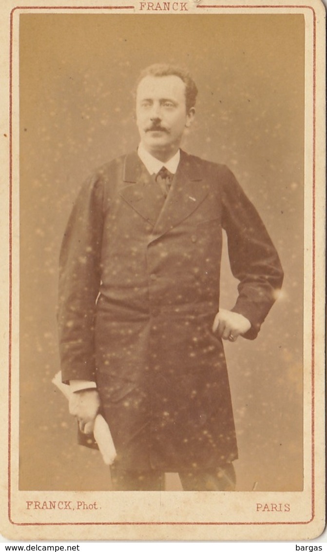 CDV D'un Homme Par Franck à Paris - Anonymous Persons