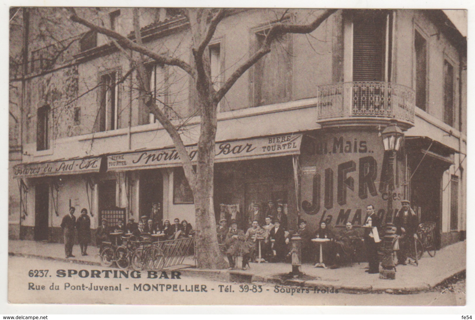 ° 34 ° MONTPELLIER ° RUE DU PONT JUVENAL ° SPORTING BAR ° BIERE TOURTEL ° - Montpellier