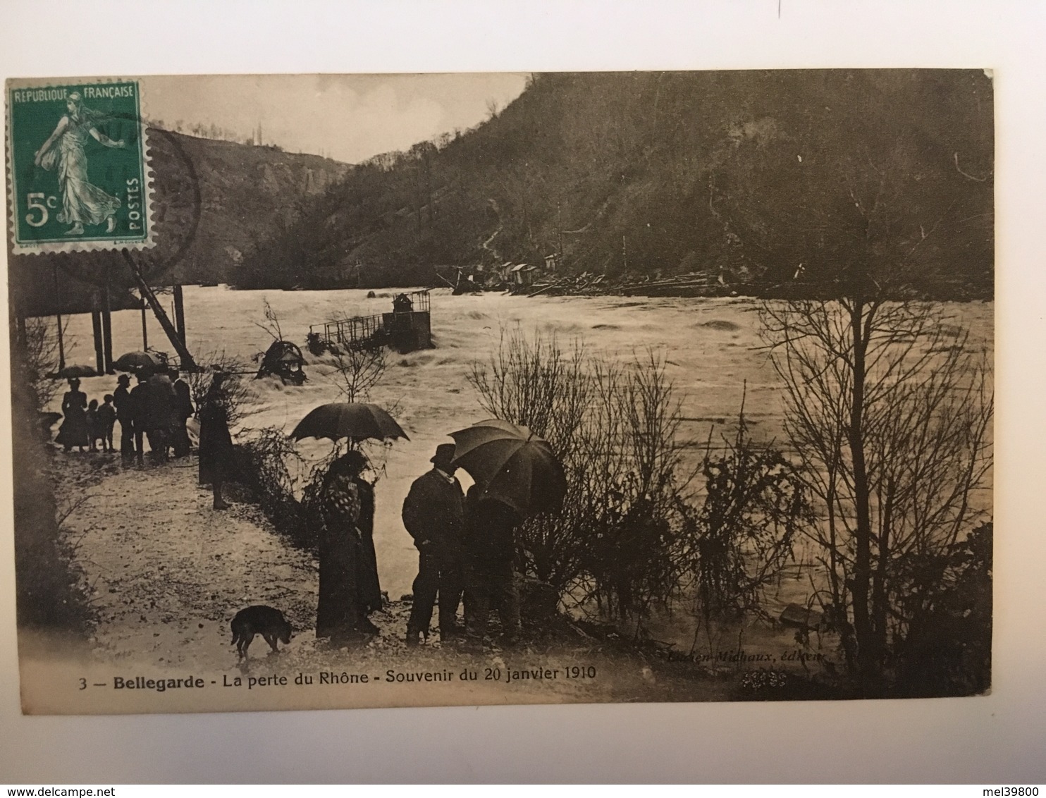 Bellegarde - La Perte Du Rhone - Souvenir Du 20 Janvier 1910 - Bellegarde-sur-Valserine