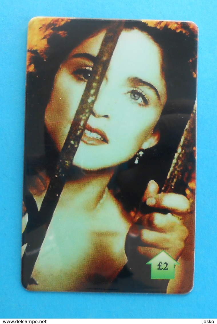 MADONNA  .... Nice Old And Rare Card , Only 500. Ex - Muziek