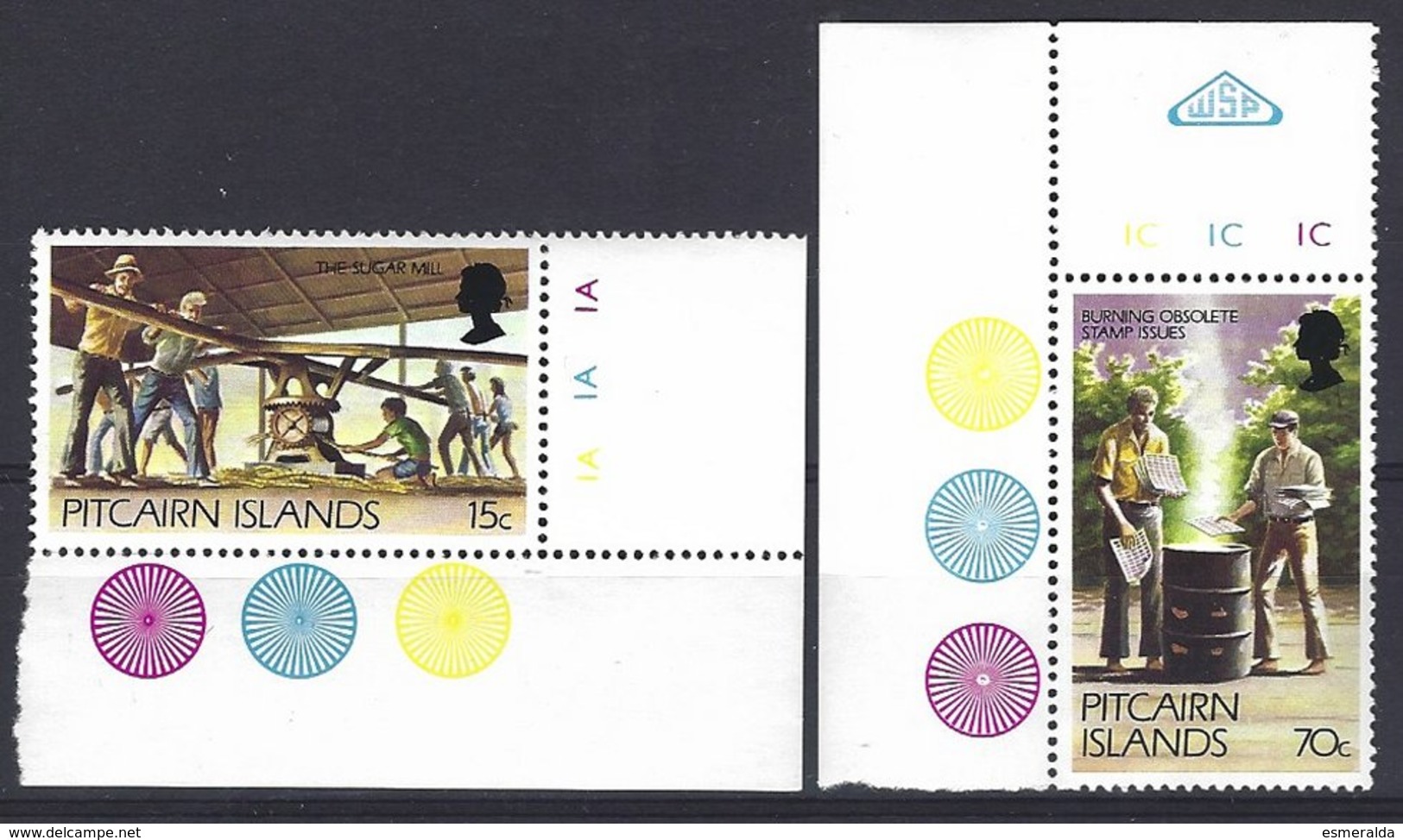 Pitcairn  Yv & T 205/06 , Série Courante,la Vie D'aujourd'hui à Pitcairn  ** Mnh - Pitcairn